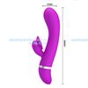 Vibrador 2 motores con masajeador de clitoris